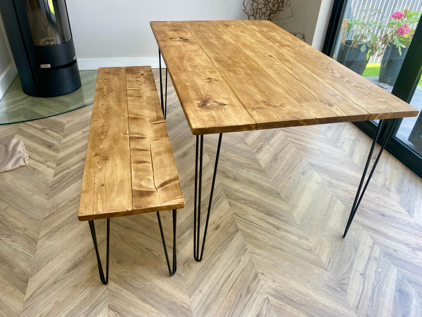 Dining Table - Hairpin legs